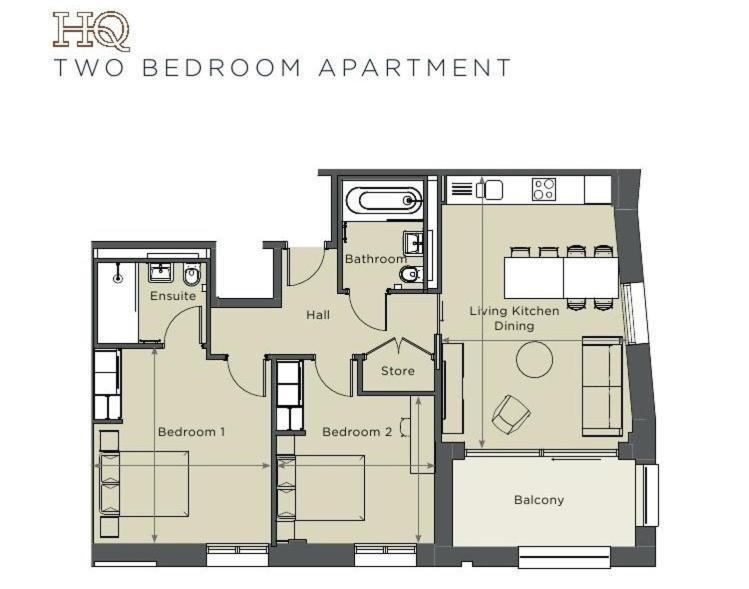 Luxury 2 Bedroom Apartment With Free Parking In The Heart Of York Eksteriør bilde